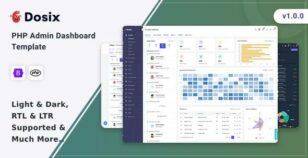 Dosix - PHP Admin & Dashboard Template by Themesbrand