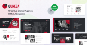 Qunesa - Agency Business HTML Template by ThemeArray