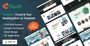 Travello | Tour & Travel Booking Next js Template by ordainIT