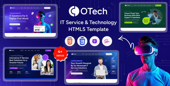 oTech - IT Solutions & Technology Startup HTML Template by VikingLab