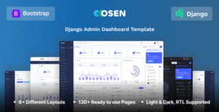 Osen - Django Admin & Dashboard Template by coderthemes