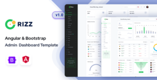 Rizz - Angular 18 Admin & Dashboard Template by Mannat-Themes