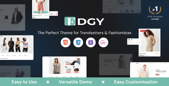 Edgy - Multipurpose eCommerce HTML Template by PixelStrap