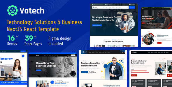 Vatech - Technology Solutions & Business NextJS React Template by alithemes