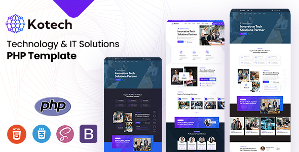 Kotech - Technology & IT Solutions PHP Template by KodeSolution