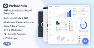 Webadmin - PHP Admin & Dashboard Template by themesdesign