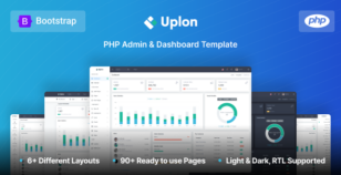 Uplon - PHP Admin & Dashboard Template by coderthemes