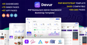 Davur - Restaurant PHP Admin Dashboard Bootstrap Template by DexignZone