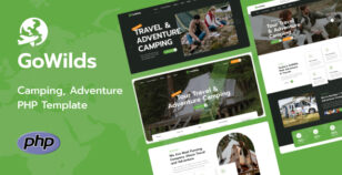 Gowilds - Travel & Tour Booking PHP Template by Thememx