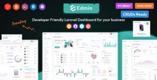 Edmin - Laravel Admin Template by PixelStrap