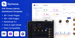 Gymove - PHP Fitness Admin Dashboard Bootstrap Template by DexignZone