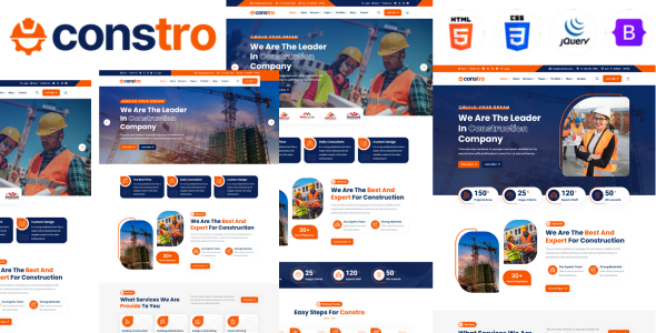 Constro - Construction HTML5 Template by LunarTemp