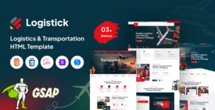 Logistick - Logistics & Transportation Courier Service Html Template by wowtheme7