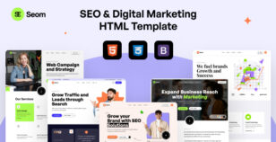 Seom - SEO & digital marketing HTML Template by CreativeGigs