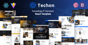 Techon - Technology IT Services React Template by KodeSolution