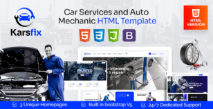 Karsfix - Car Service & Auto Mechanic HTML Template by themesion