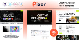 Pixor | Creative Digital Agency React Template by wpoceans