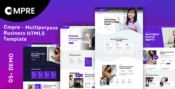 Cmpre - Multipurpose Business Services HTML5 Template by webplateone