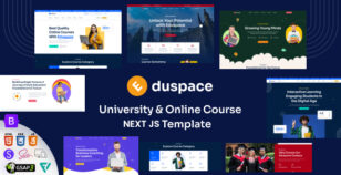 Eduspace - Next JS Education, Online Course, University Template by theme_ocean