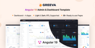 Greeva - Angular 19 Admin & Dashboard Template by coderthemes