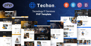 Techon - Technology IT Services PHP Template by KodeSolution