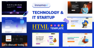 Innomax - Technology & IT Startup HTML Template by XpressBuddy