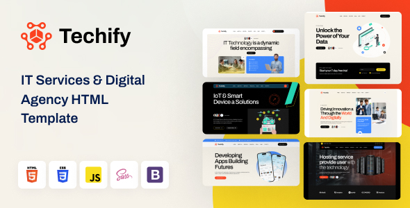 Techify - IT Services & Digital Agency HTML Template by Namespace-IT