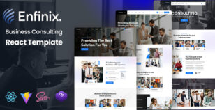 Enfinix - Business Consulting React Template by KodeSolution