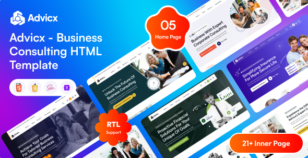 Advicx - Business Consulting HTML Template by VikingLab