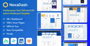 NexaDash - Nuxt Tailwind CSS Multipurpose Admin & Dashboard Template by DexignZone