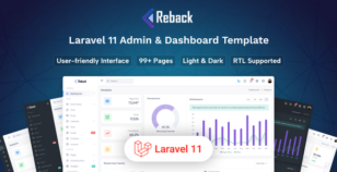 Reback - Laravel 11 Admin & Dashboard Template by Techzaa