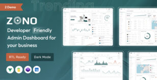Zono Vue Js Admin Template by PixelStrap