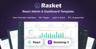 Rasket - React Admin Dashboard Template by Techzaa