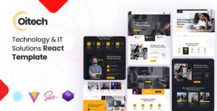 Oitech - Technology IT Solutions React Template by ThemeMascot