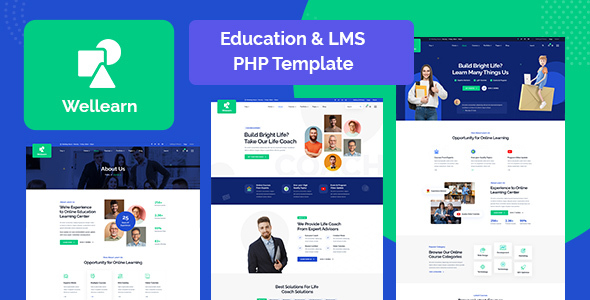 Wellern - Coach Online Courses PHP Template by Webtend