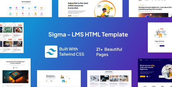 Sigma – Online Education LMS HTML5 Template by themexplosion