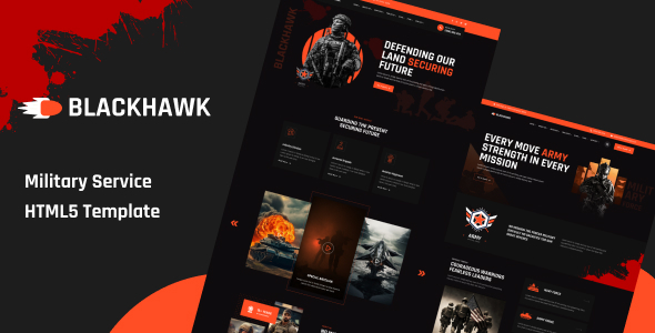 BlackHawak - Military Service HTML5 Template by ThemeEarth