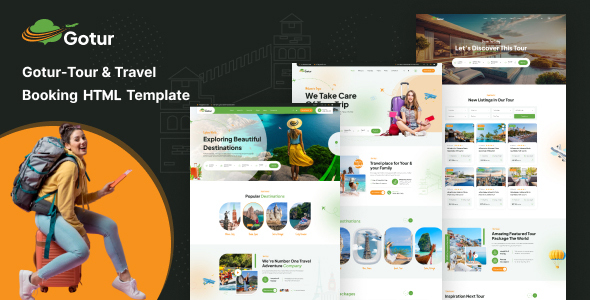 Gotur - Tour & Travel Booking HTML Template by Layerdrops