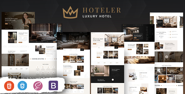 Hoteler - Hotel Booking HTML Template by ThemeMascot
