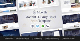 Moonlit - React JS Hotel Template by ThemeWant