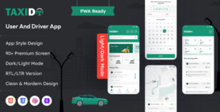 Taxido – Taxi Booking Mobile App PWA Template by PixelStrap