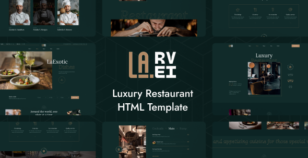 La.Revi - Luxury Restaurant HTML Template by Alfiroz_Tech