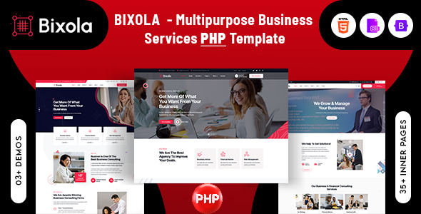 Bixola - Multipurpose Business Service PHP Template by codearchives