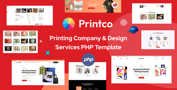 Printco - Printing Company & Services PHP Template by Thememx