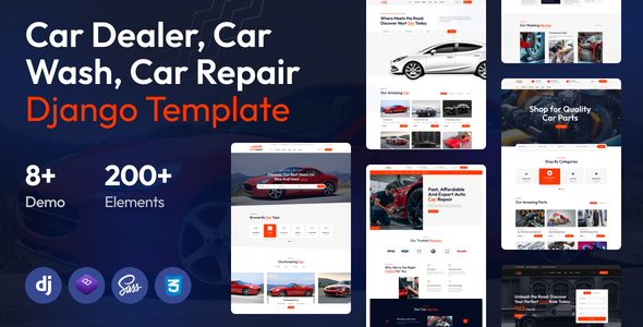 Autovault - Car Dealer And Automotive Django Template by ThemeWant