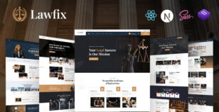 Lawfix - Attorney Lawyer React Next Template by KodeSolution