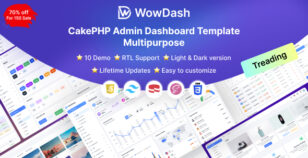 WowDash - Tailwind CSS - Multipurpose Admin Dashboard CakePHP Template by PixcelsThemes