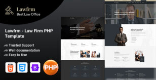 Lawfrm | Law Firm PHP Template by dreamlayout