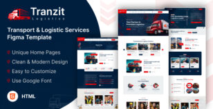 Tranzit - Transport & Logistic Services HTML Template by ElegantPixels