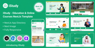 Education & Online Courses NextJs Template | iStudy by Topylo